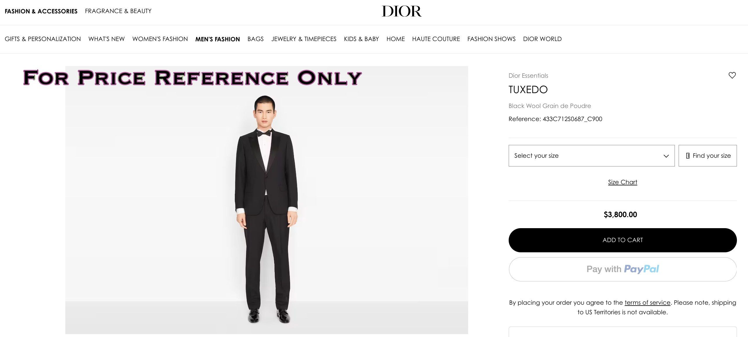 Dior [FINAL PRICE] Dior Homme Wool Suit Size.44 Size 44R - 2 Thumbnail