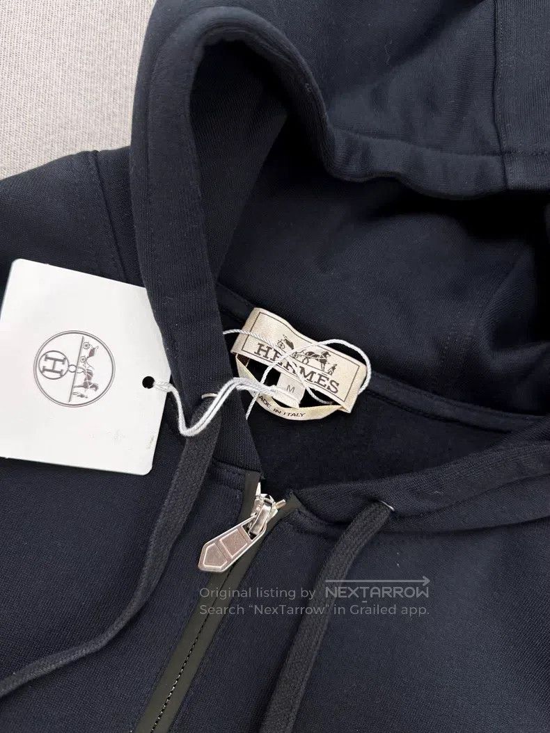 Hermes Hermes Men's Hooded Sweatshirt Jacket Fall/Winter 2024 Size US M / EU 48-50 / 2 - 4 Thumbnail