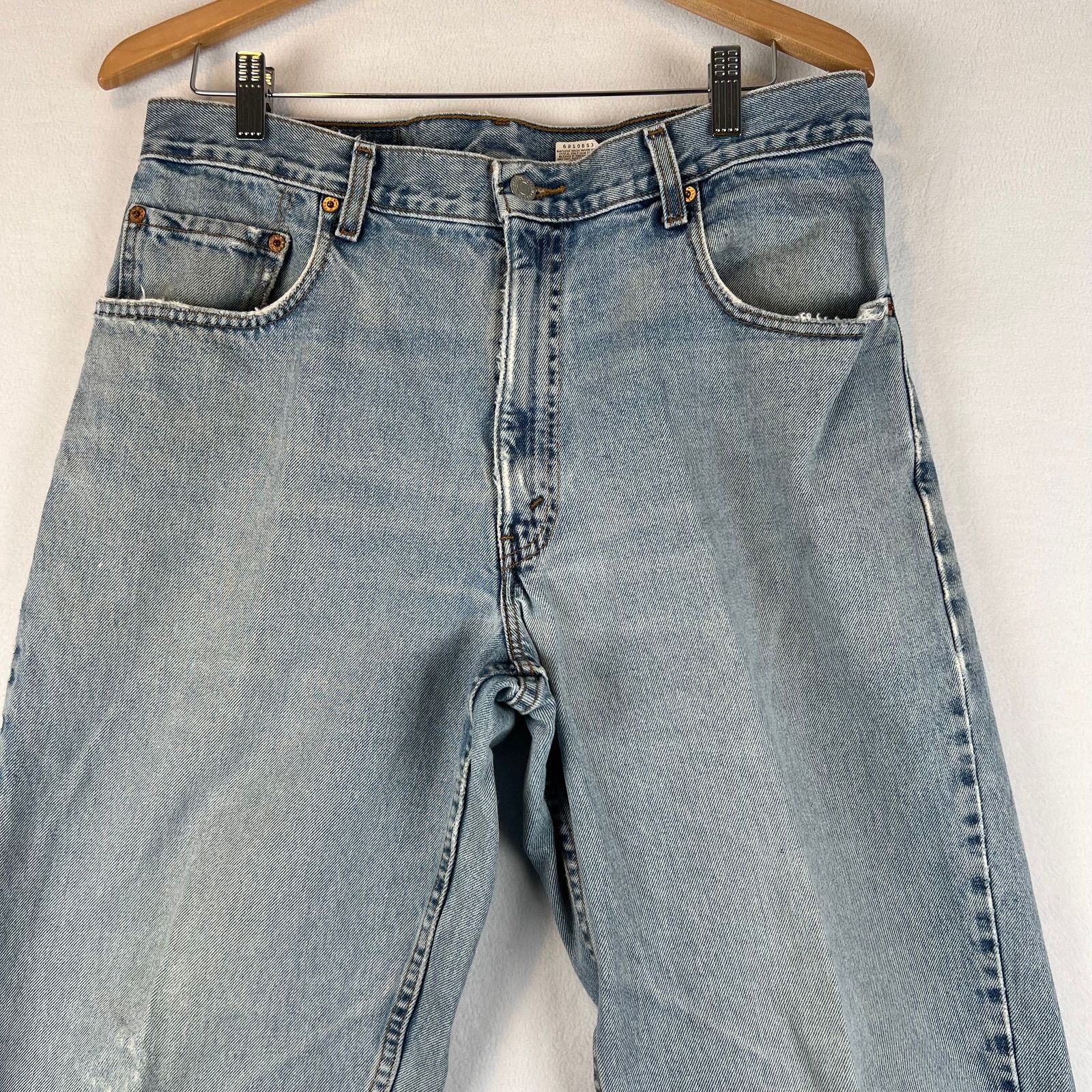 Levi's VTG Levis 560 Jeans Men 34x32 Blue Loose 90s Y2K Light Denim Size US 34 / EU 50 - 2 Thumbnail