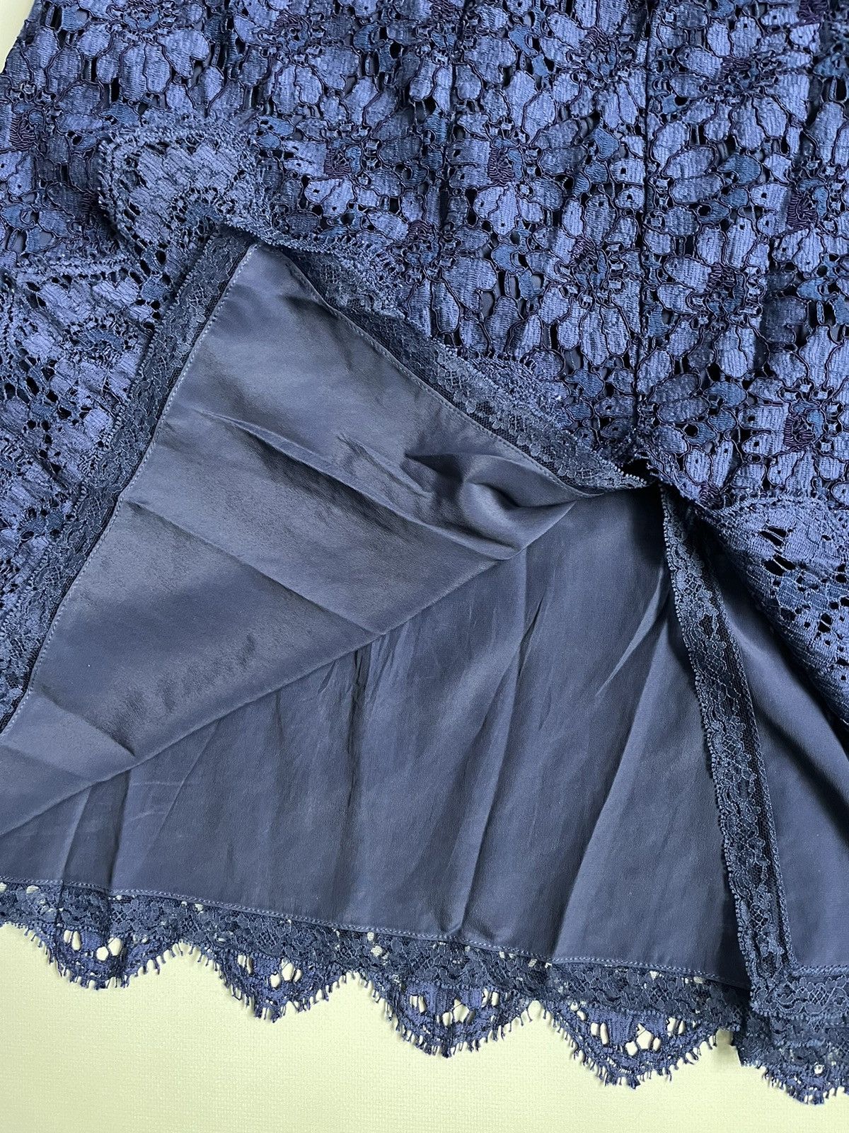 Gucci Gucci Blue Floral Lace Polyamide Dress Size M / US 6-8 / IT 42-44 - 12 Thumbnail