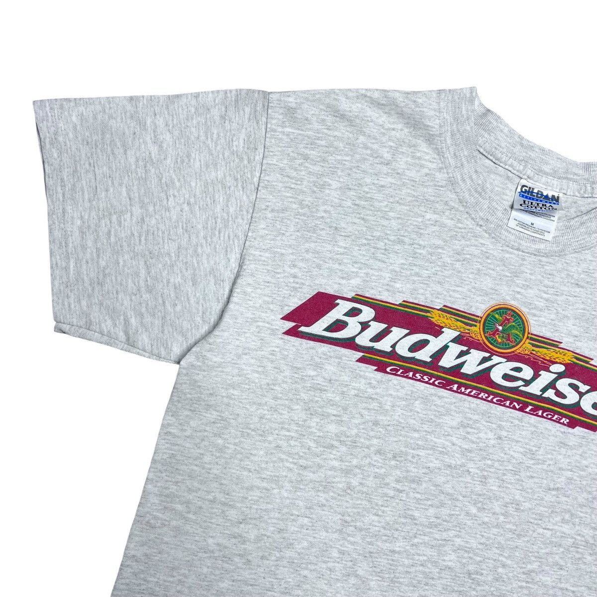 Gildan Vintage 1998 Budweiser Drinking Louie Lizard Beer Bottle Tee Size US M / EU 48-50 / 2 - 7 Thumbnail
