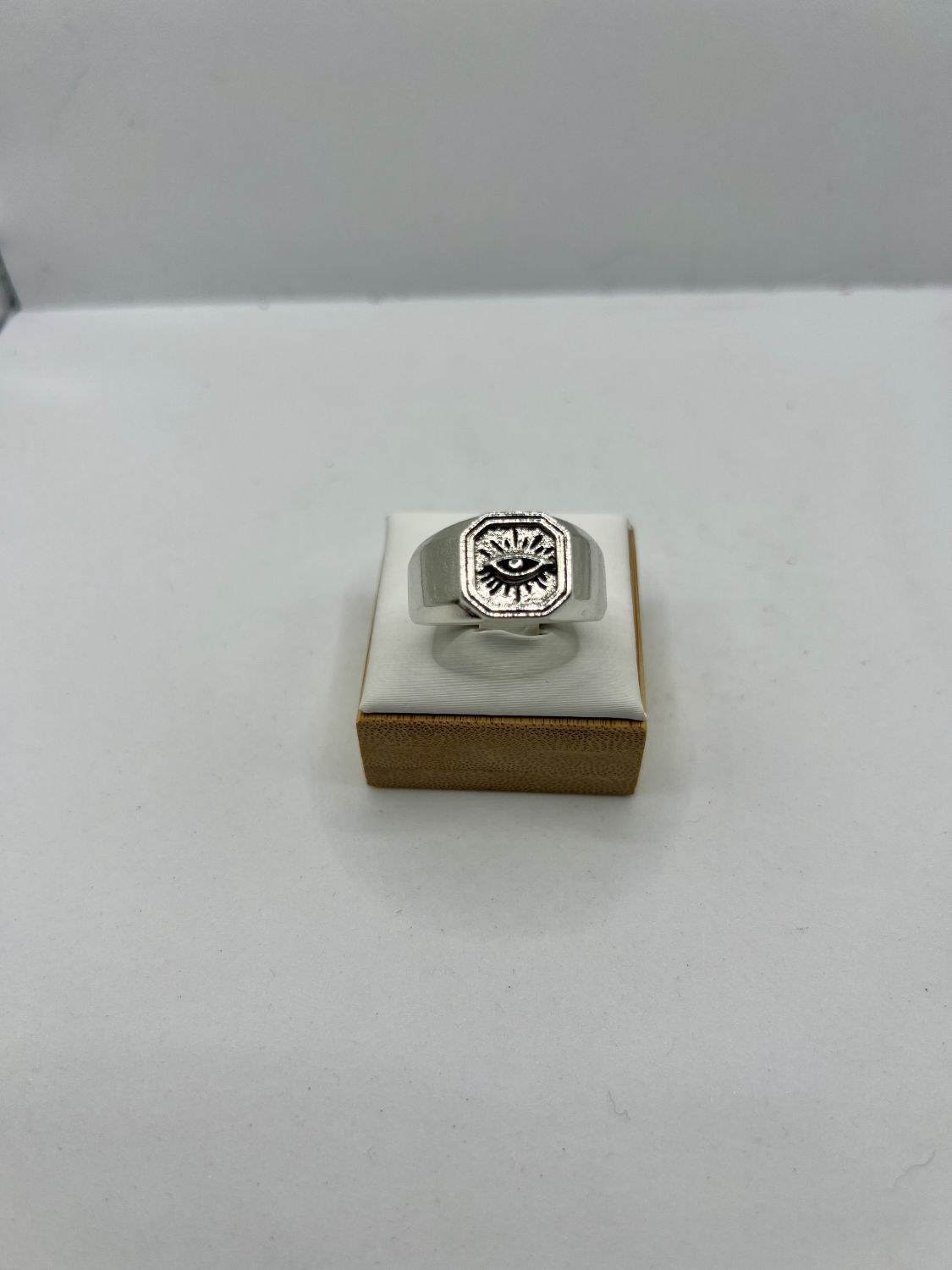 Jewelry Evil Eye Tibetan Silver Ring - Size 9.5 Size ONE SIZE - 1 Thumbnail