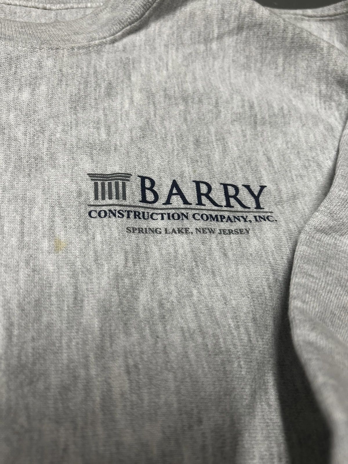 Champion Champion Grey Sweatshirt - Barry Construction Co. Size US L / EU 52-54 / 3 - 4 Thumbnail