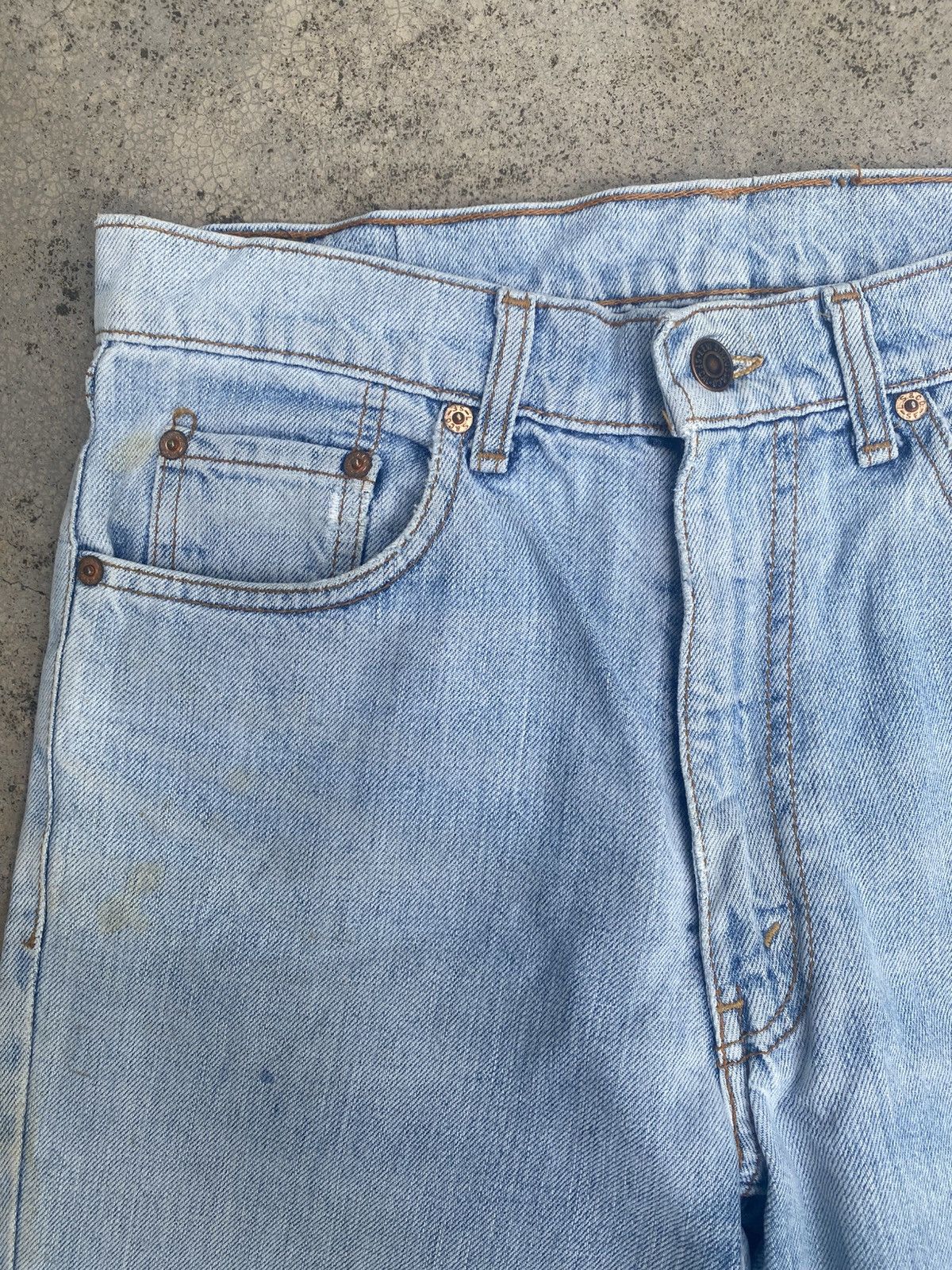 Levi's × Levi's Vintage Clothing × Vintage Vintage Levis 501 Straight Cut Faded Blue Size US 29 - 4 Thumbnail