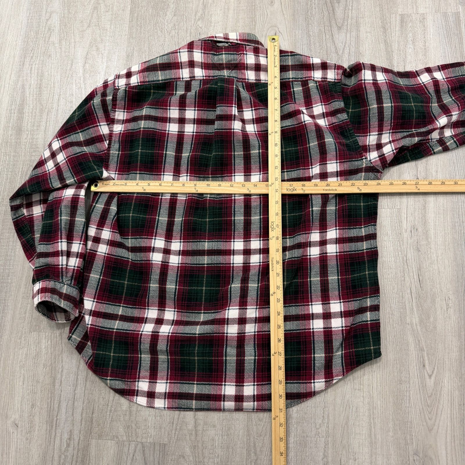 Tommy Hilfiger Vintage Tommy Hilfiger Corduroy Button Shirt Large Plaid Size US L / EU 52-54 / 3 - 6 Thumbnail