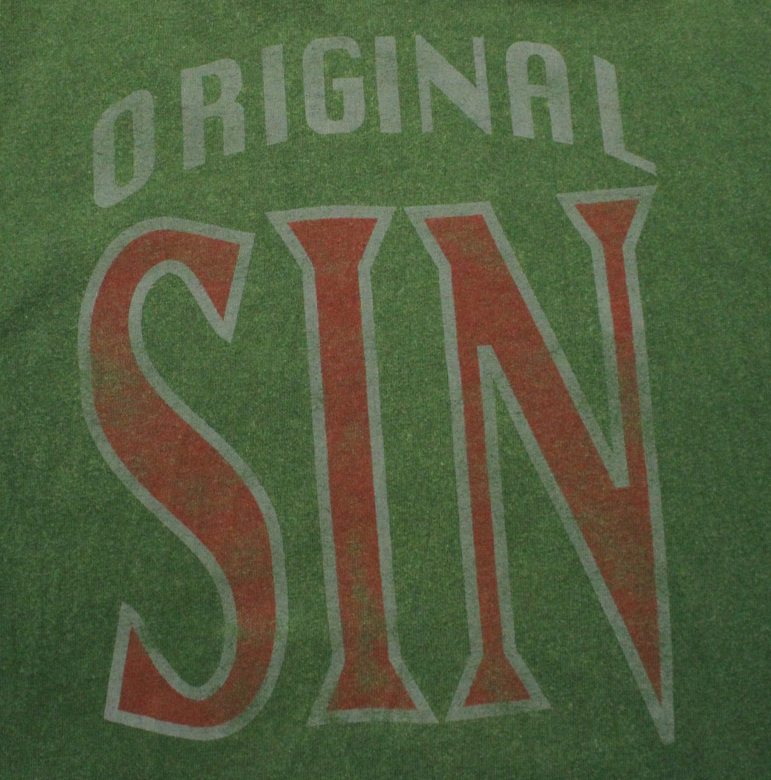 Vintage Vintage 90s ORIGINAL SIN T Shirt SunFaded Distressed Erd Size US XL / EU 56 / 4 - 12 Thumbnail