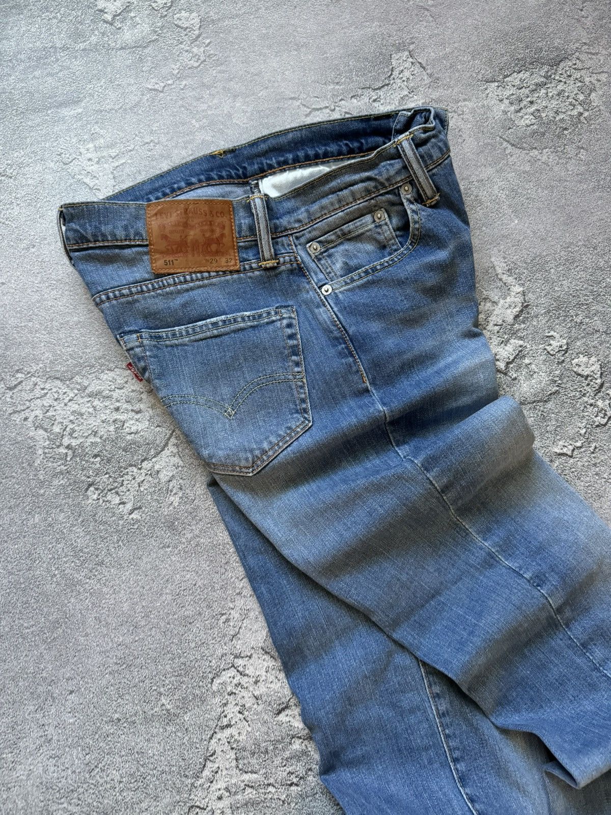 Levi's × Levi's Vintage Clothing × Vintage Levi’s 511 29/32 blue denim pant trouser Jean chino casual Size US 29 - 15 Thumbnail