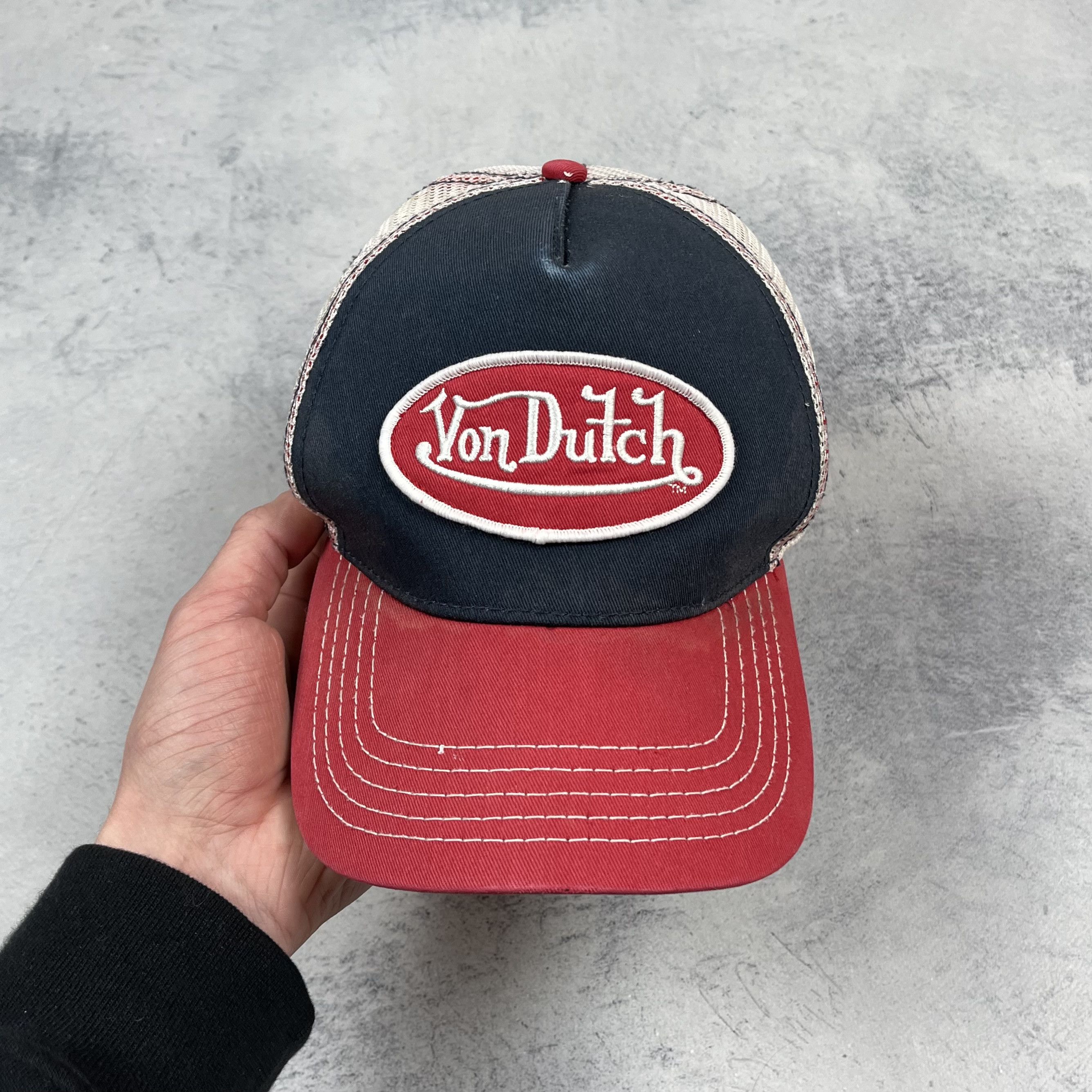 Von Dutch Von Dutch Big Logo Y2K Trucker Hat Size ONE SIZE - 5 Thumbnail