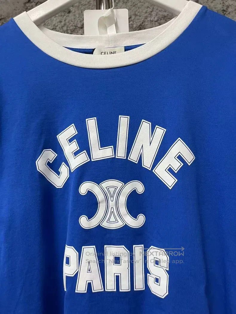 Celine Celine Logo Short Sleeve T. Size US S / EU 44-46 / 1 - 5 Thumbnail