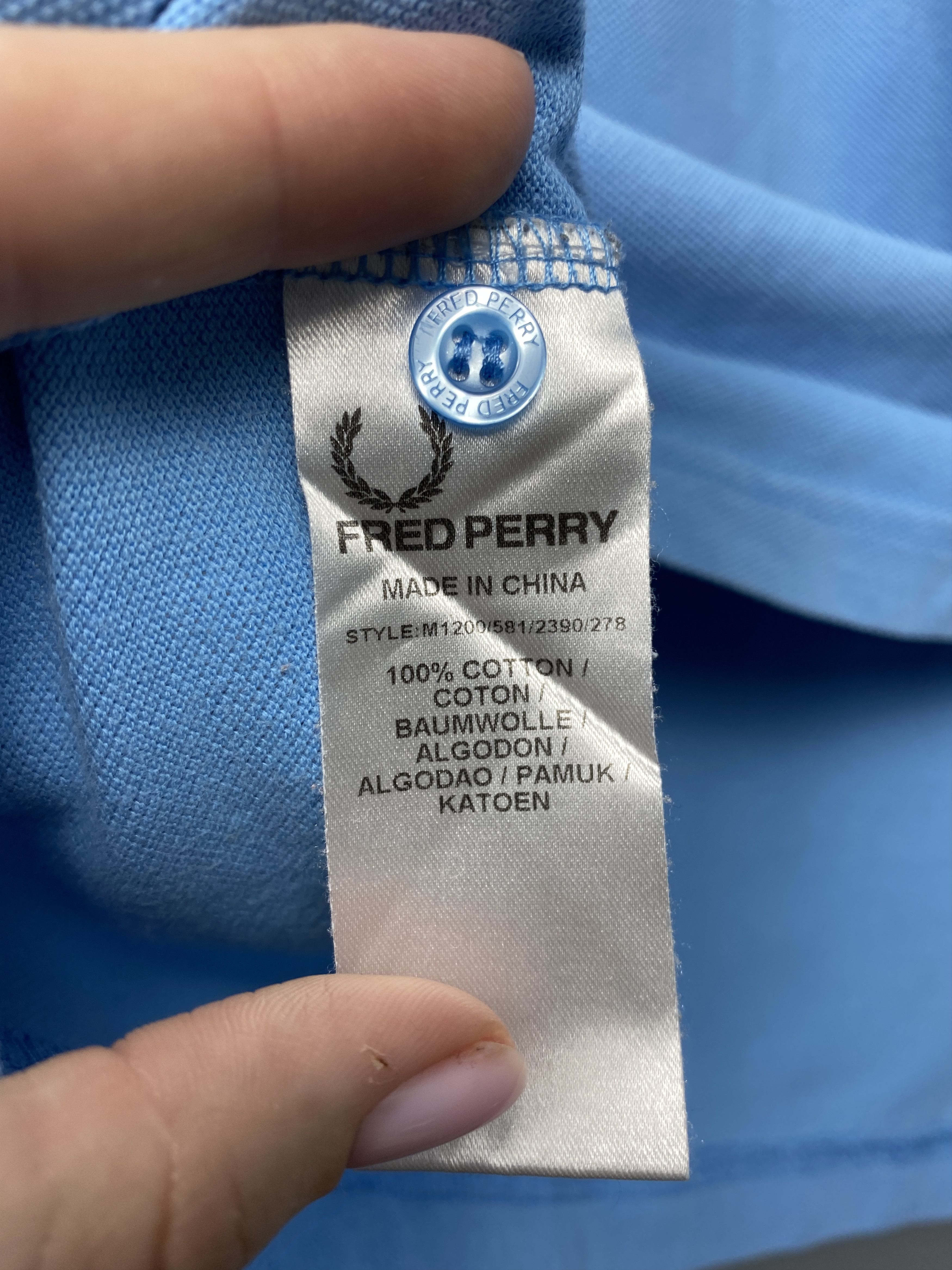 Fred Perry Fred Perry Vintage Mens Polo Shirt Size US L / EU 52-54 / 3 - 6 Thumbnail