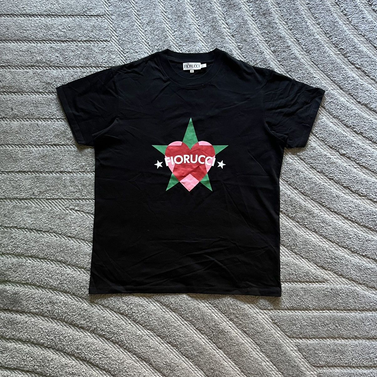 Vintage Y2K Fiorucci Heart Logo T-Shirt Old Money Style