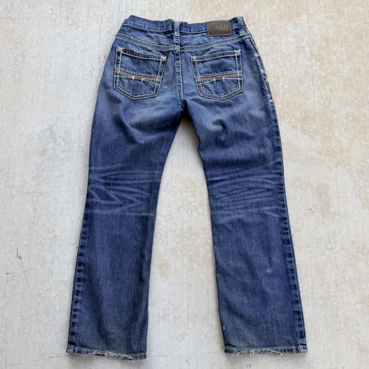 Ariat Ariat M4 Relaxed Boot Cut Jeans Men Size 33x32 Western Size US 33 - 10 Thumbnail