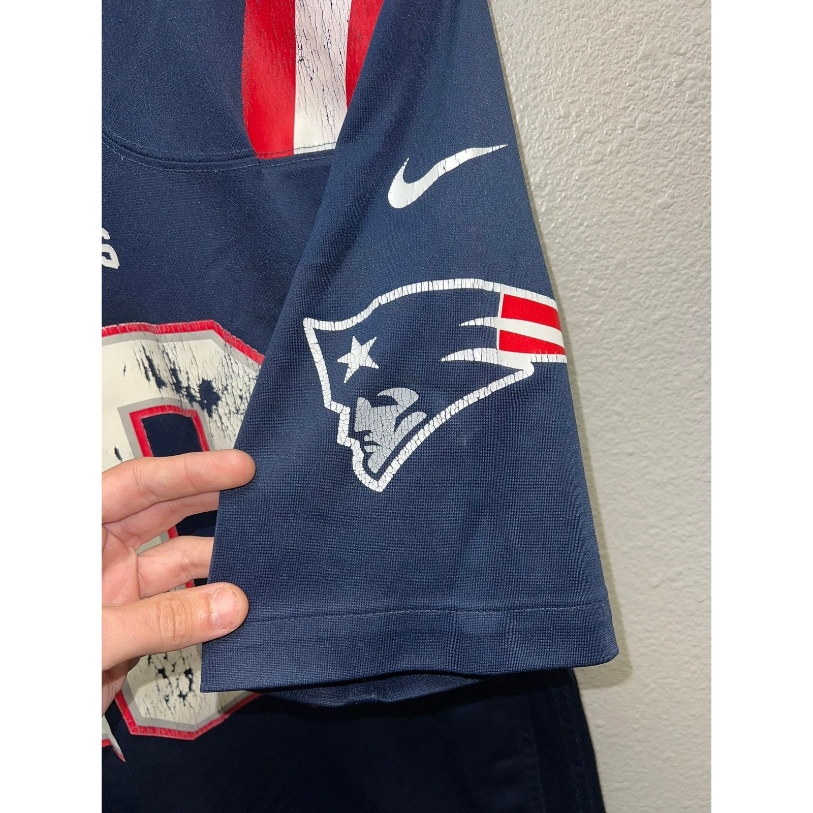 Nike New England Patriots Jersey Mac Jones Nike Blue NFL Medium Size US M / EU 48-50 / 2 - 6 Thumbnail