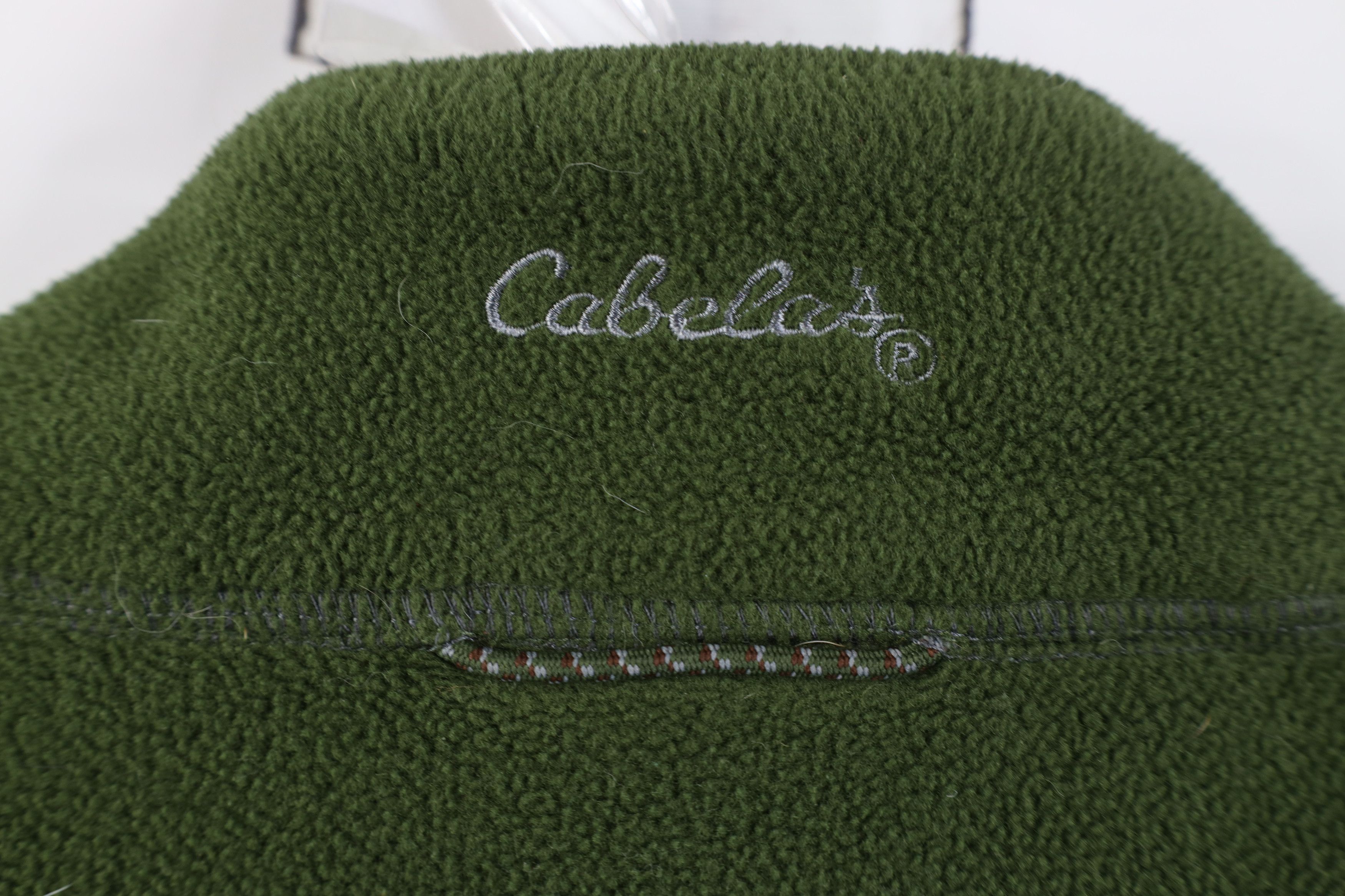 Cabelas Vintage Cabelas Polartec Fleece Full Zip Jacket Green Size US XXL / EU 58 / 5 - 12 Thumbnail
