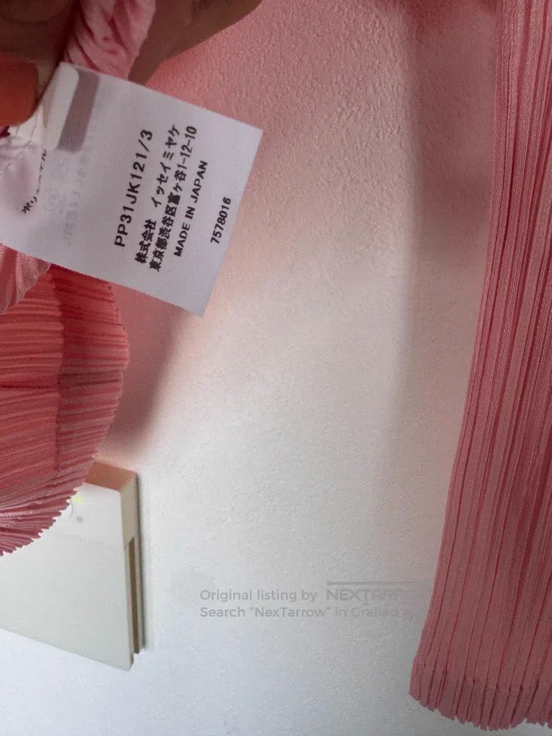 Issey Miyake Issey Miyake Pink Long Sleeve Top Size L / US 10 / IT 46 - 3 Thumbnail
