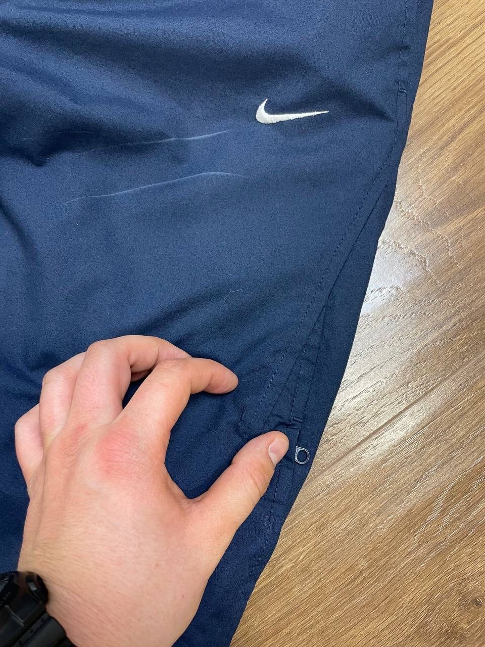 Nike × Vintage Vintage Nike 90’s Y2K Style Swoosh Cargo Drill Nylon Pants Size US 30 / EU 46 - 12 Thumbnail