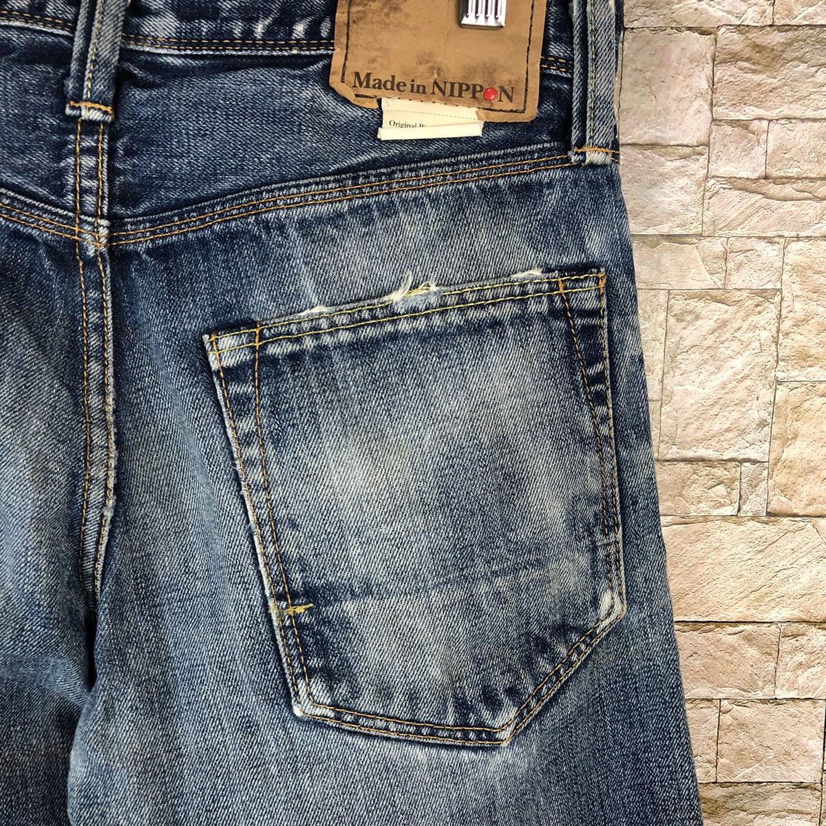 Japanese Brand Back Number Made In Nippon Denim Pants #A1122 Size US 29 - 16 Thumbnail