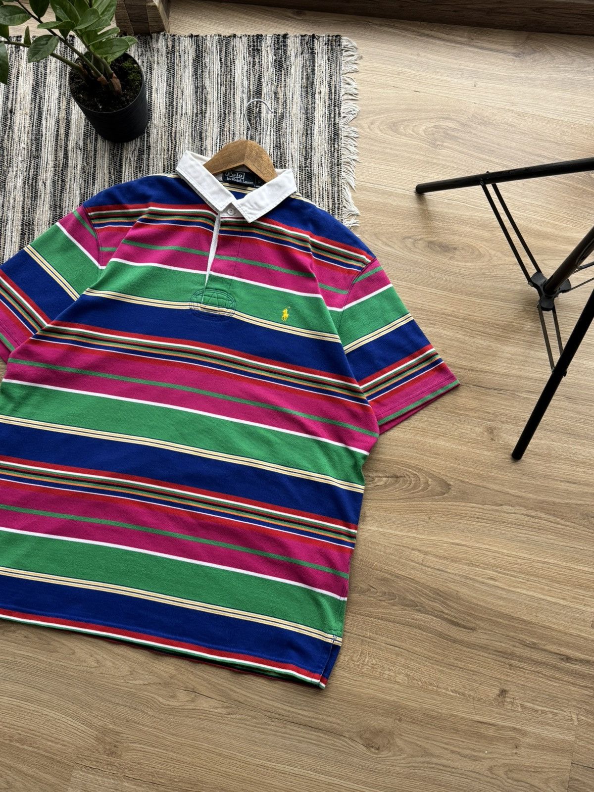 Polo Ralph Lauren Polo Ralph Lauren Vintage Rare Polo T-Shirt Size XI Men Size US XL / EU 56 / 4 - 4 Thumbnail
