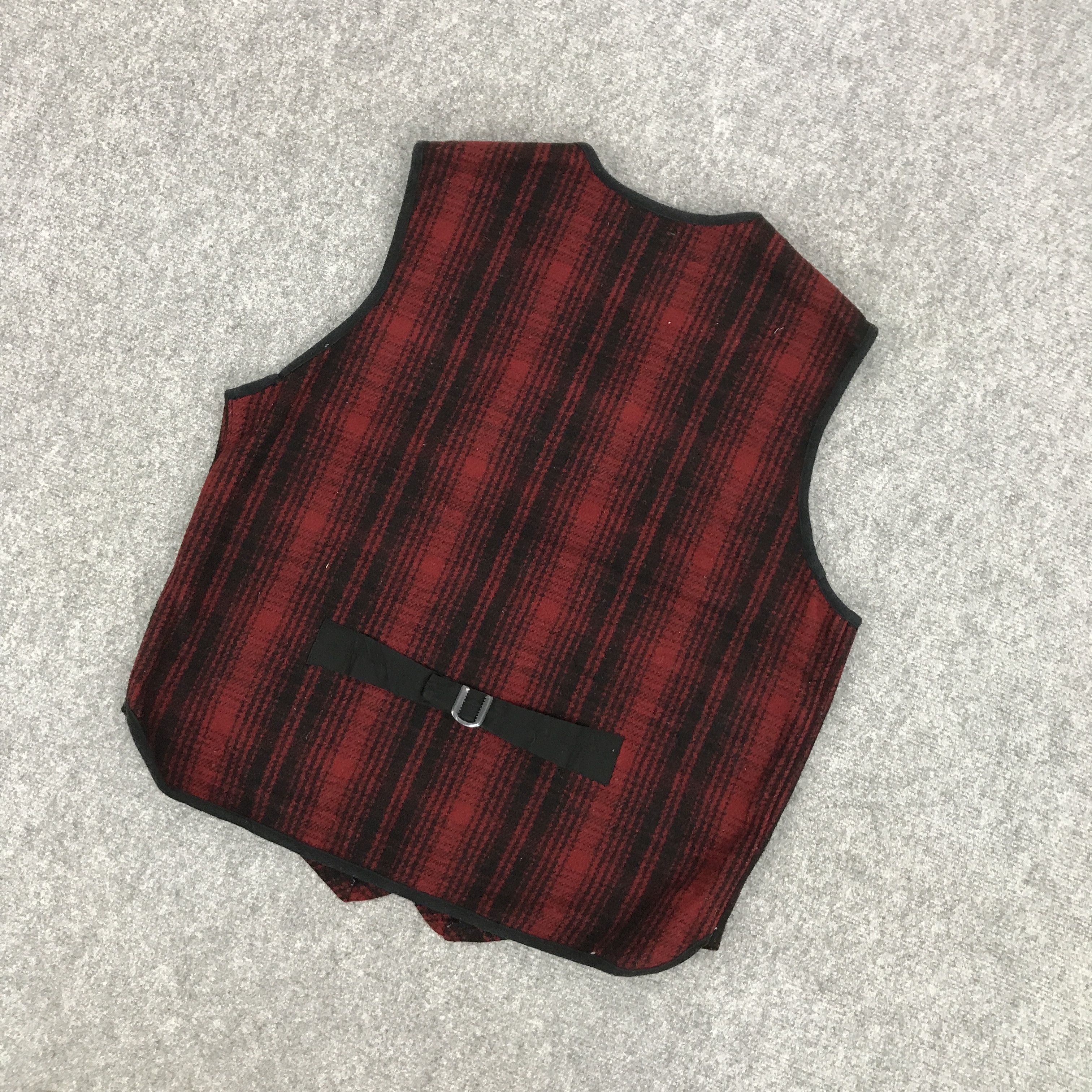 Vintage × Woolrich Woolen Mills VTG WOOLRICH FLANNAL ZIPPER VESTS Size US L / EU 52-54 / 3 - 6 Thumbnail
