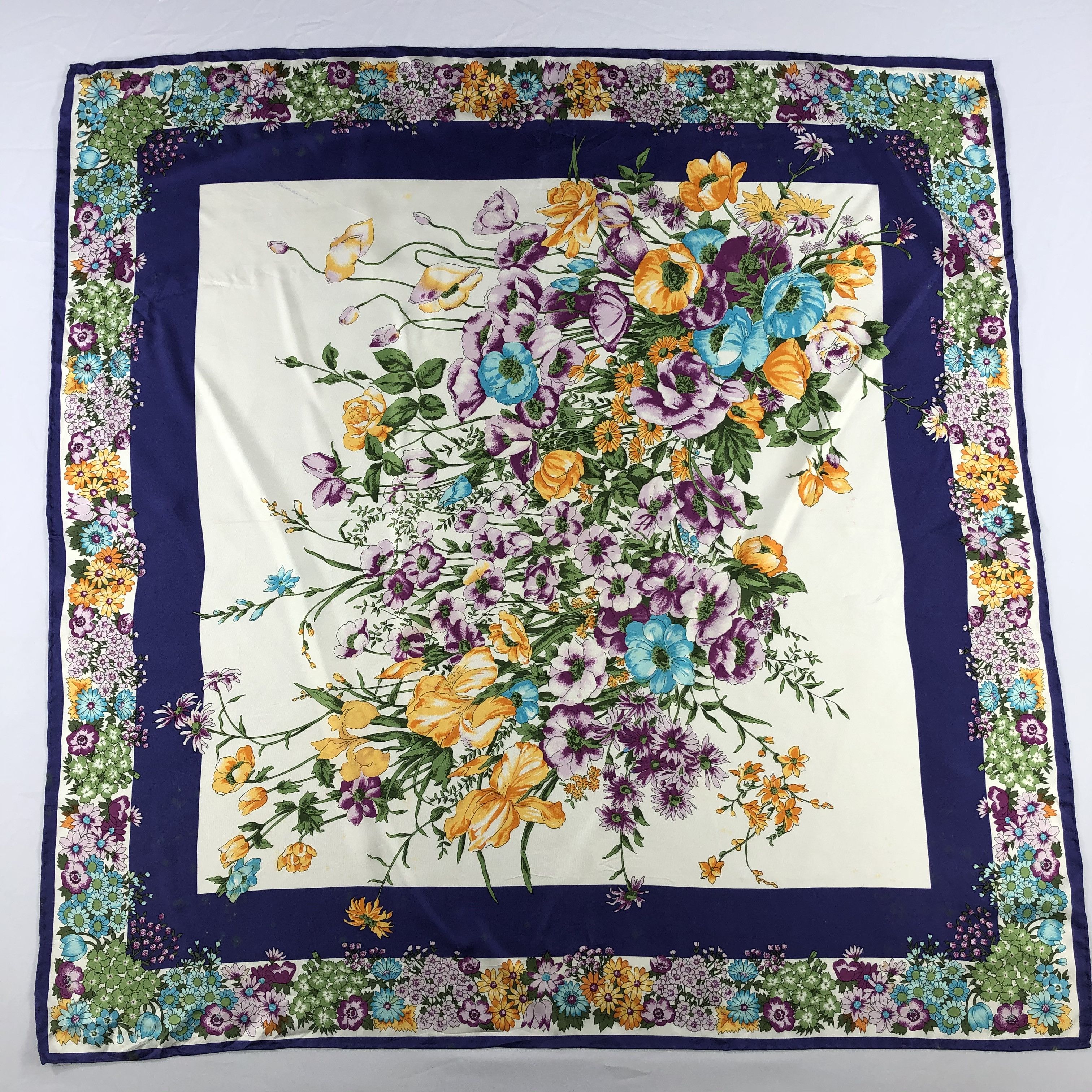 Vintage Vintage Silk Scarf Size ONE SIZE - 2 Thumbnail
