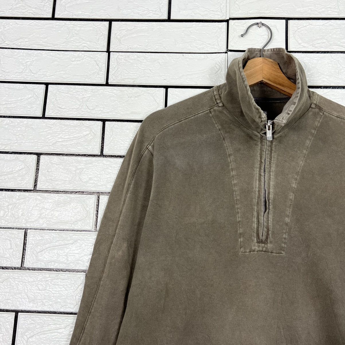 C.P. Company C.P. COMPANY Half Zip Turtleneck Pullover Sweater #4245-C193 Size US M / EU 48-50 / 2 - 4 Thumbnail
