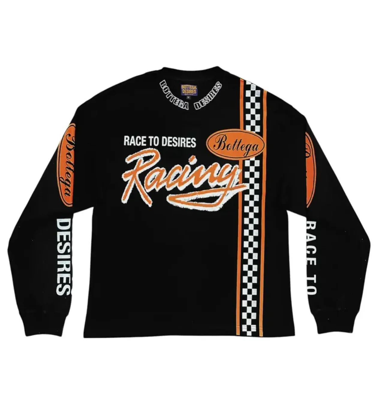 Bottega Desires Bottega Desires 'Race to Desires' Black & Orange LS Tee Size US S / EU 44-46 / 1 - 1 Preview