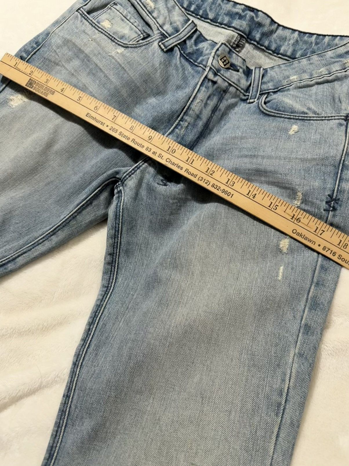 Ksubi Ksubi Chitch Distressed Denim Blue Jeans Slim Fit Mens 27x32 Size US 27 - 8 Thumbnail