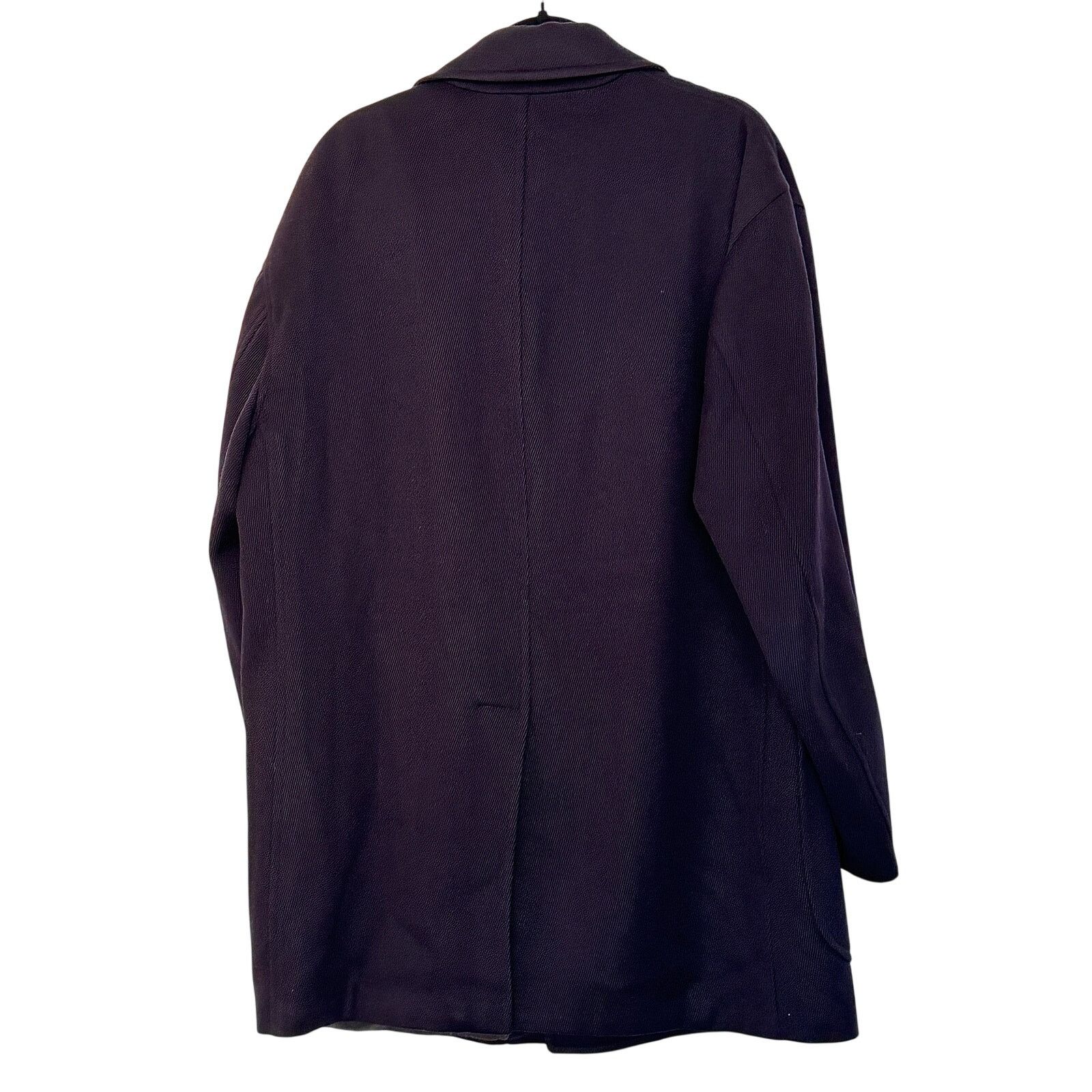 Coach Coach Navy Blue Corduroy Trench Coat with Suede Details Size US L / EU 52-54 / 3 - 2 Thumbnail