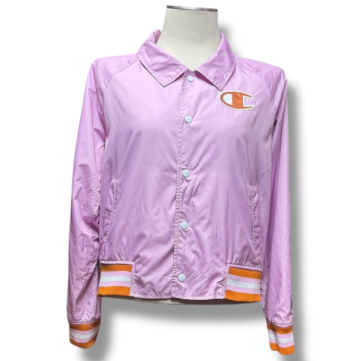 Champion Champion Cropped Track Jacket Pink Medium Size M / US 6-8 / IT 42-44 - 2 Thumbnail