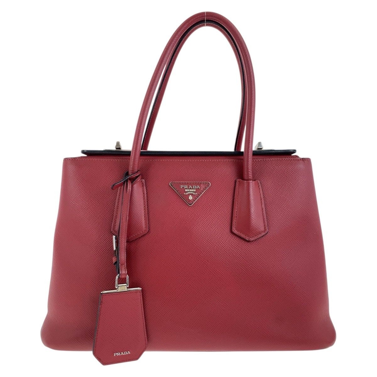 Prada Prada Prada Saffiano Leather Tote Bag Leather Tote Bag DUTY FREE for USA Size ONE SIZE - 1 Thumbnail