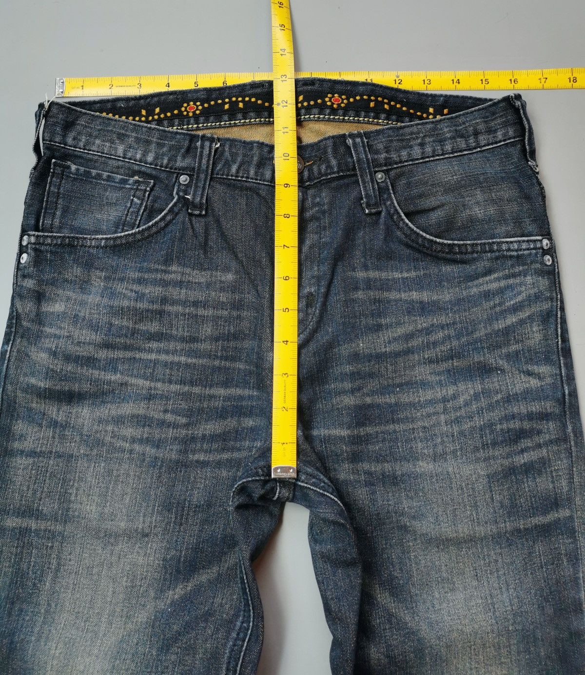 Edwin × Japanese Brand × Vintage Edwin EXV 3/4 Jeans (LG56) Size US 32 / EU 48 - 10 Thumbnail