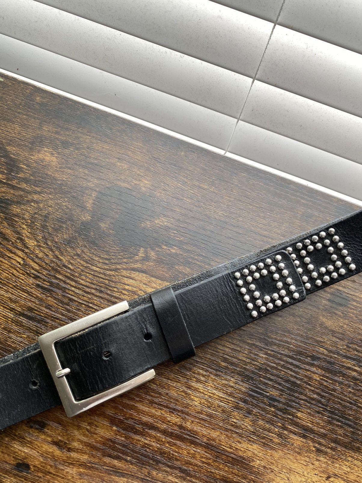 Other Y2K Black Silver Studded Belt Size ONE SIZE - 2 Thumbnail