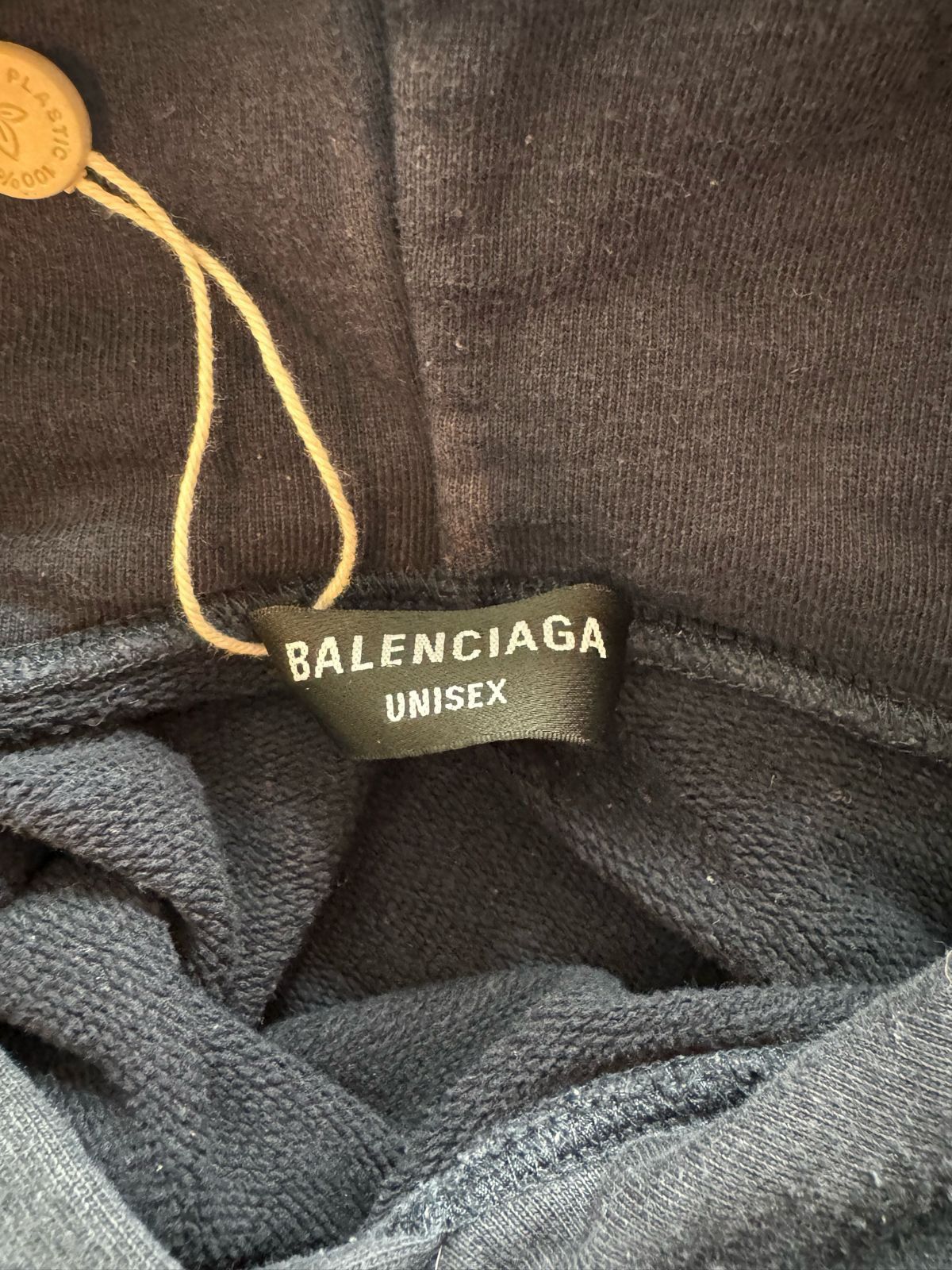 Balenciaga No Comment Hoodie Wide Fit Size US L / EU 52-54 / 3 - 5 Thumbnail