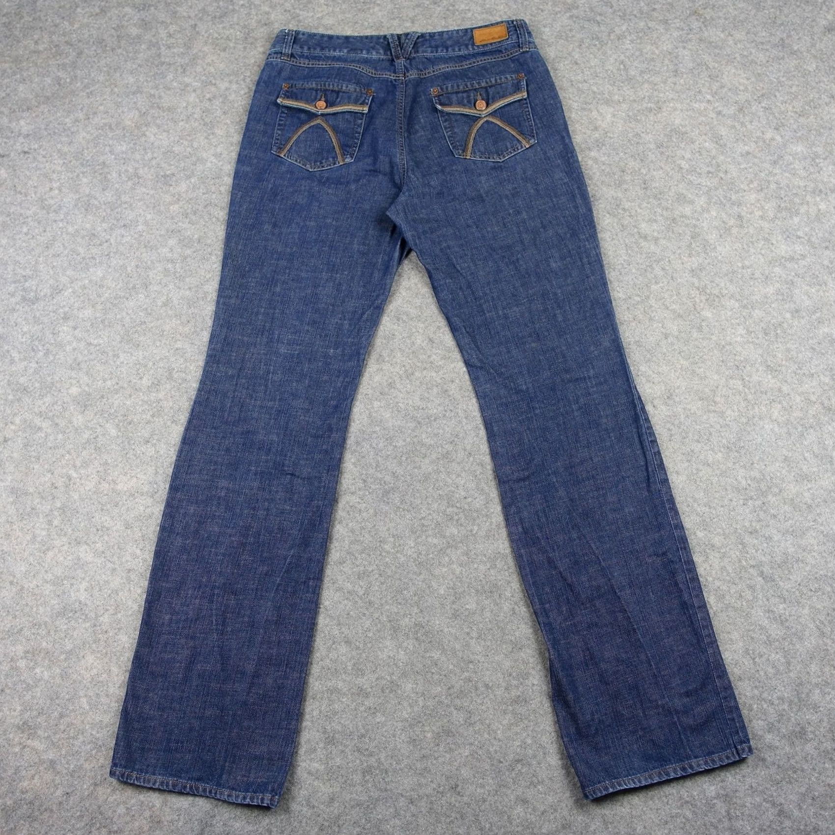 Eddie Bauer Eddie Bauer Jeans Womens 10 Tall Blue Straight Leg Denim Farm Girl Outdoors Y2K Size 32" / US 10 / IT 46 - 6 Thumbnail