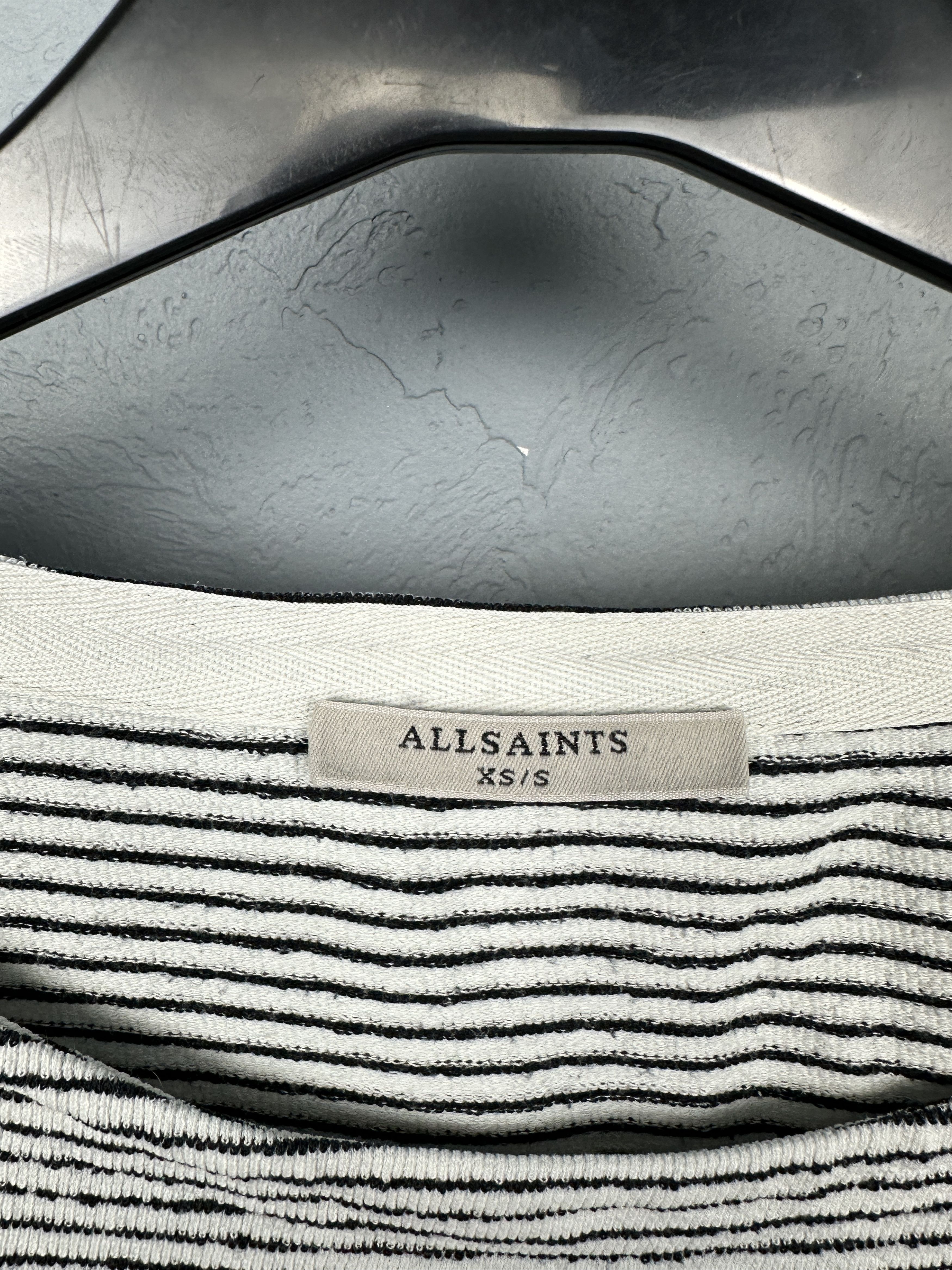 Allsaints Allsaints Womens Adelise Long Sleeve Striped T-Shirt Size S / US 4 / IT 40 - 3 Thumbnail