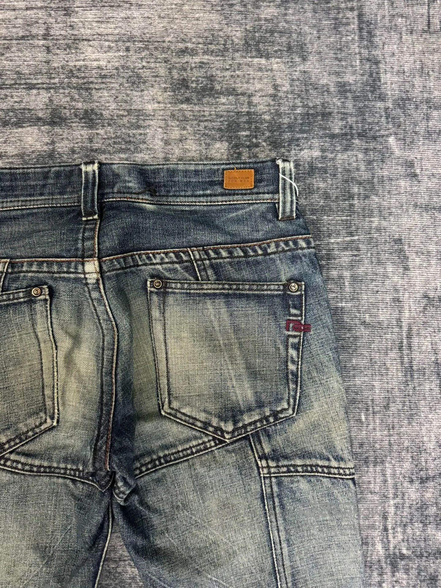 Vintage Vintage NICOLE CLUB Japanese Washed Retro Blue Jeans. Size US 31 - 7 Thumbnail
