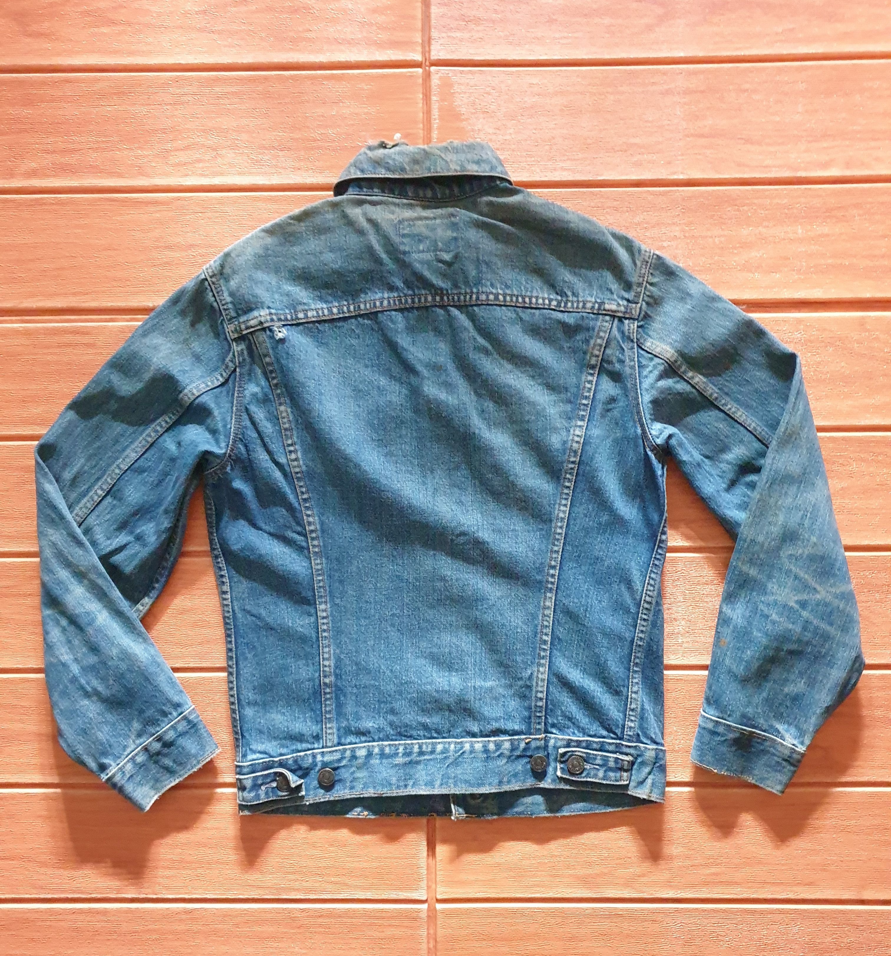 Levi's 💥Vintage Levis big E distressed Made in USA 350 jacket Size US S / EU 44-46 / 1 - 7 Thumbnail