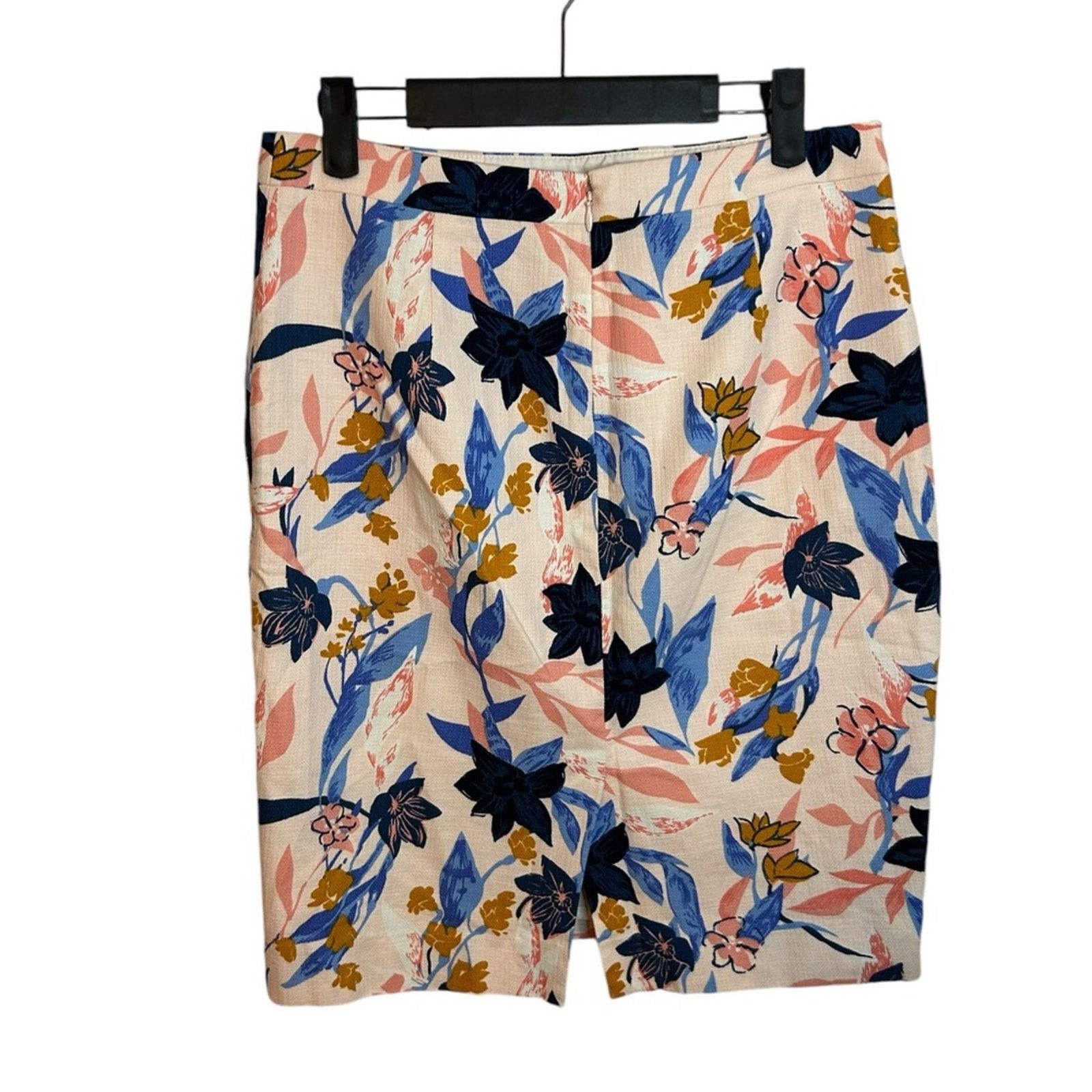 J.Crew J.Crew Floral Printed Basketweave Pencil Skirt Size 27" / US 4 / IT 40 - 2 Thumbnail