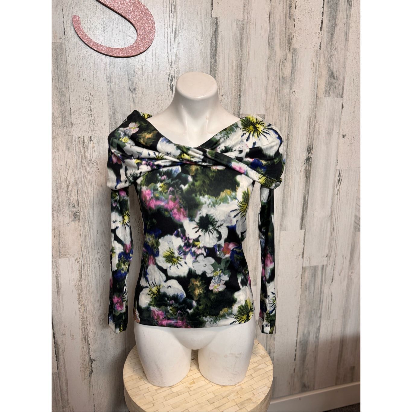 Other Rachel Rachel Roy Floral Off Shoulder Long Sleeve Top Size S Size S / US 4 / IT 40 - 5 Thumbnail