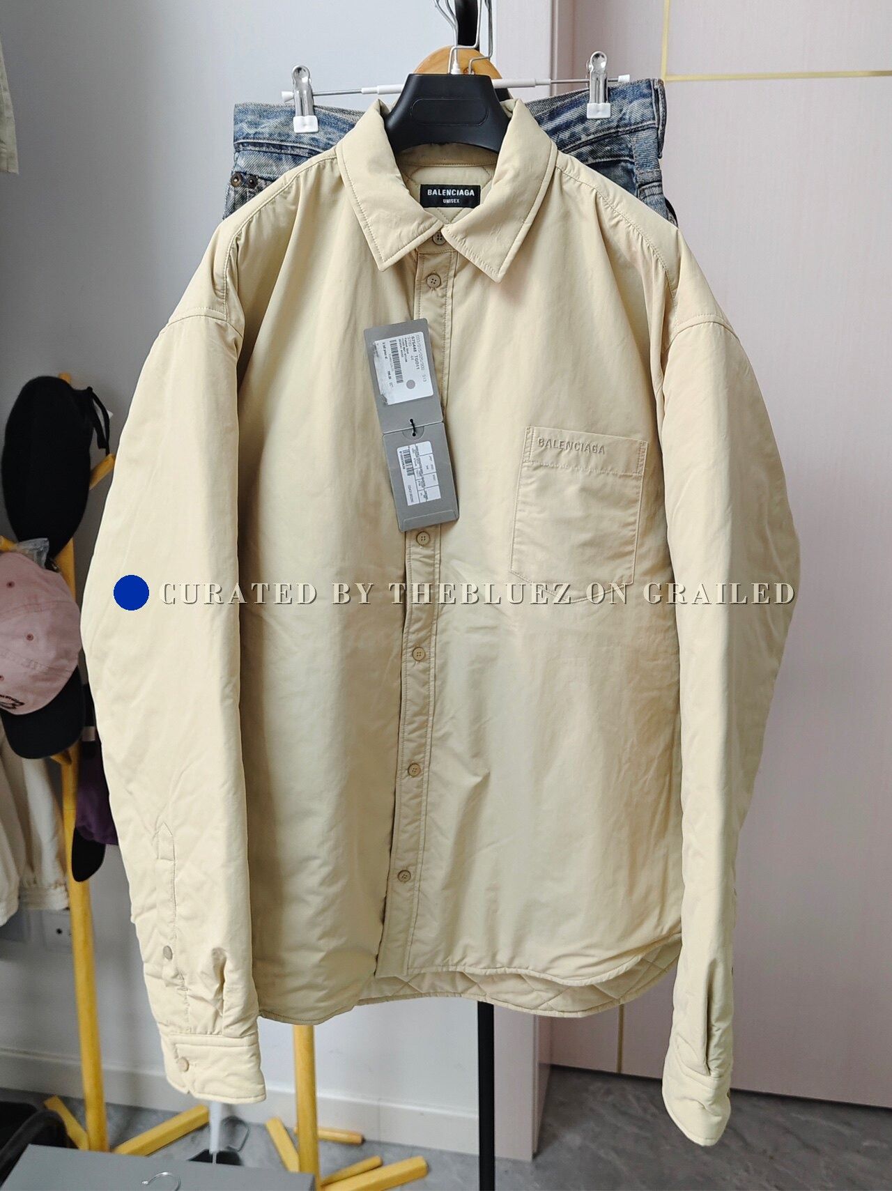 Balenciaga Balenciaga Padded Flannel Jacket Kanye West Travis 