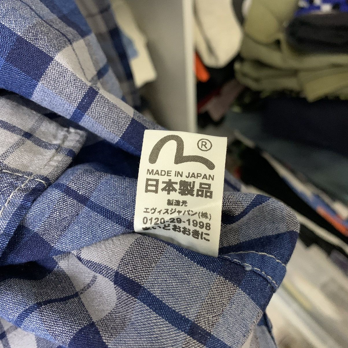 Evisu × Japanese Brand × Vintage EVISU DONNA CHECKERED SHIRT Size S / US 4 / IT 40 - 5 Thumbnail