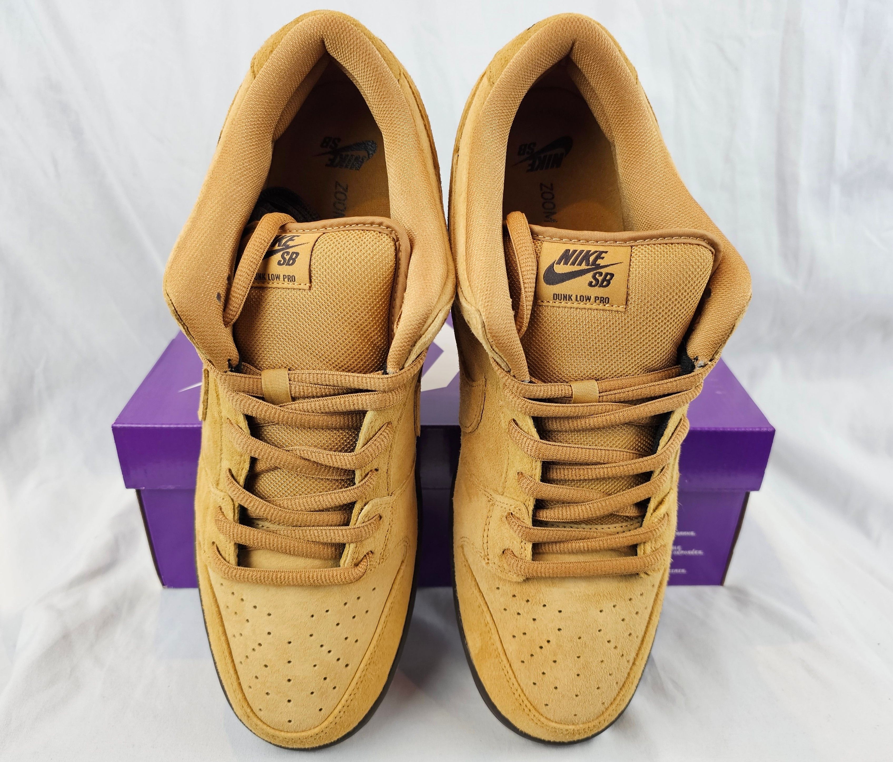 Nike Nike SB Dunk Low Wheat 2023 Brown Gum Men's Size 14 US NEW Size US 14 / EU 47 - 4 Thumbnail