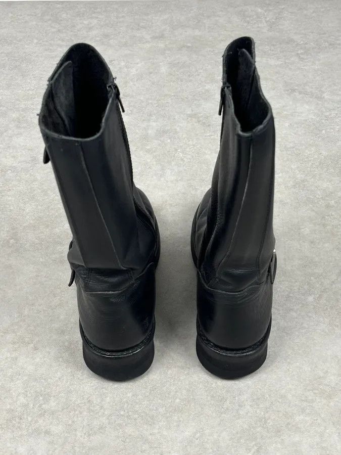 Avirex Avirex Black Leather Engineer Boots Size US 10 / EU 43 - 8 Thumbnail