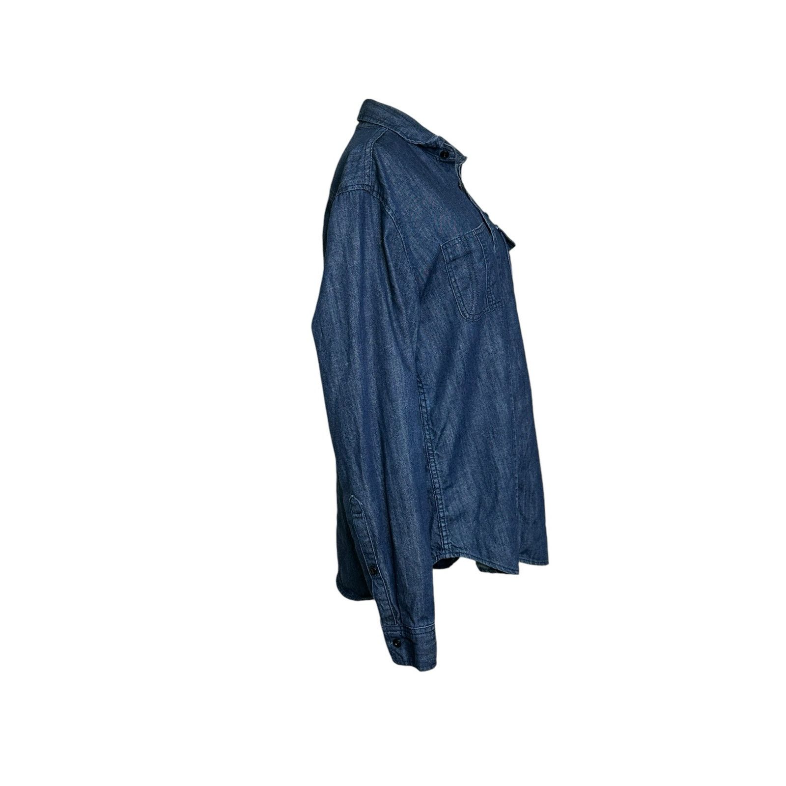 Cotton On Cotton On blue denim buttoned long sleeves shirt size large Size L / US 10 / IT 46 - 5 Thumbnail