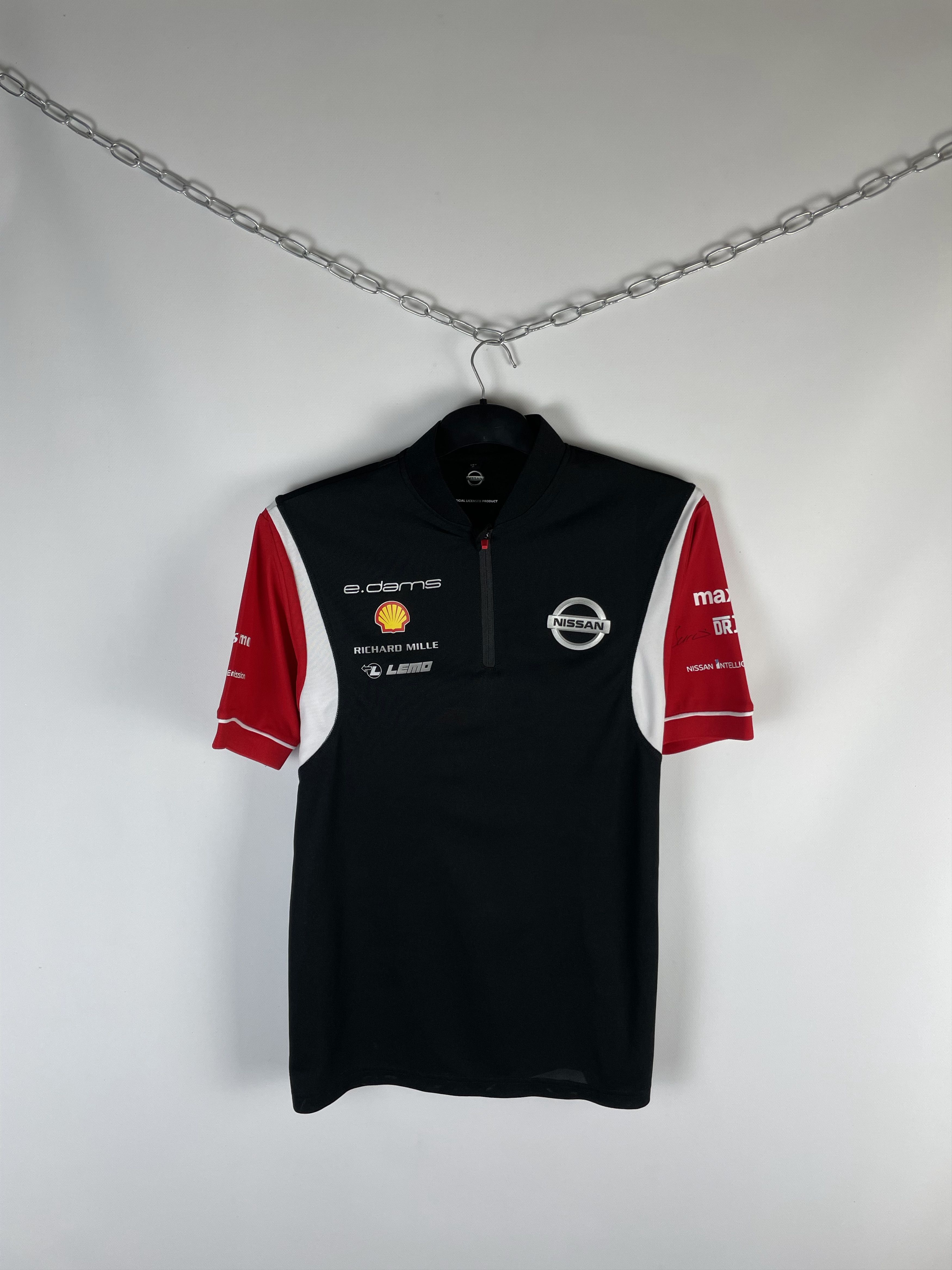 Japanese Brand × Vintage Nissan Racing T Shirt Mens M Shell Japan Pirelli Sparco MOTO Size US M / EU 48-50 / 2 - 1 Thumbnail