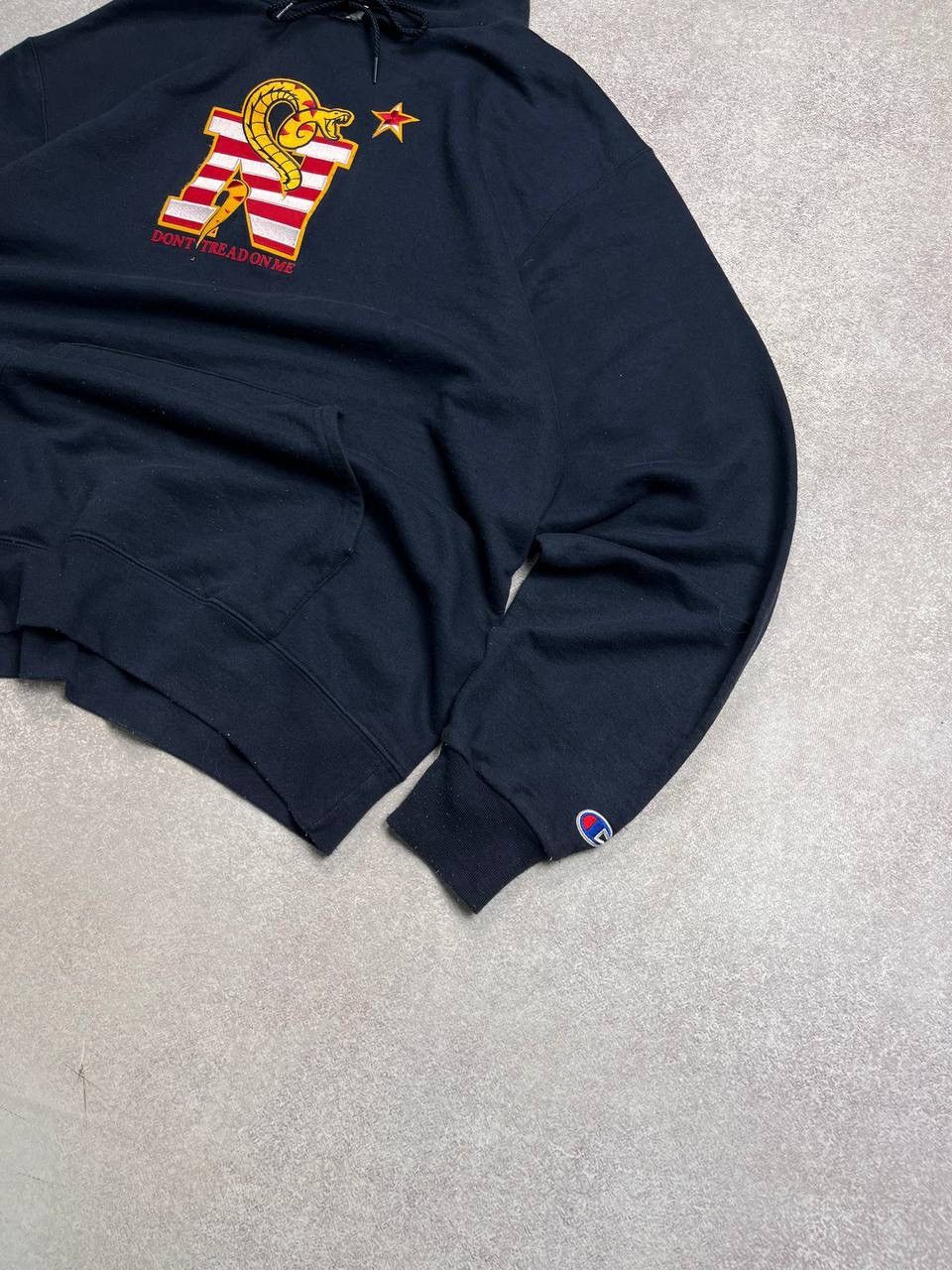 Champion Vintage Champion Don't Tread On Me Heavy Cotton Hoodie Y2K L Size US L / EU 52-54 / 3 - 2 Thumbnail