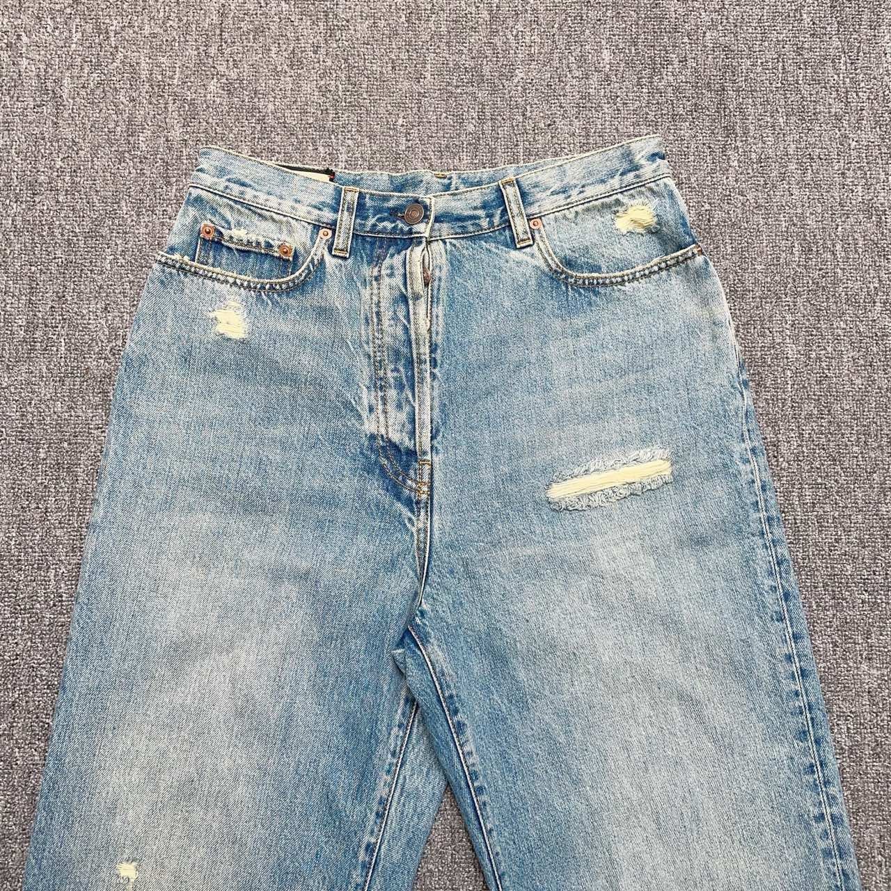 Gucci Gucci Straight-tube destructive jeans 2501-Nextarrow Size US 27 - 4 Thumbnail