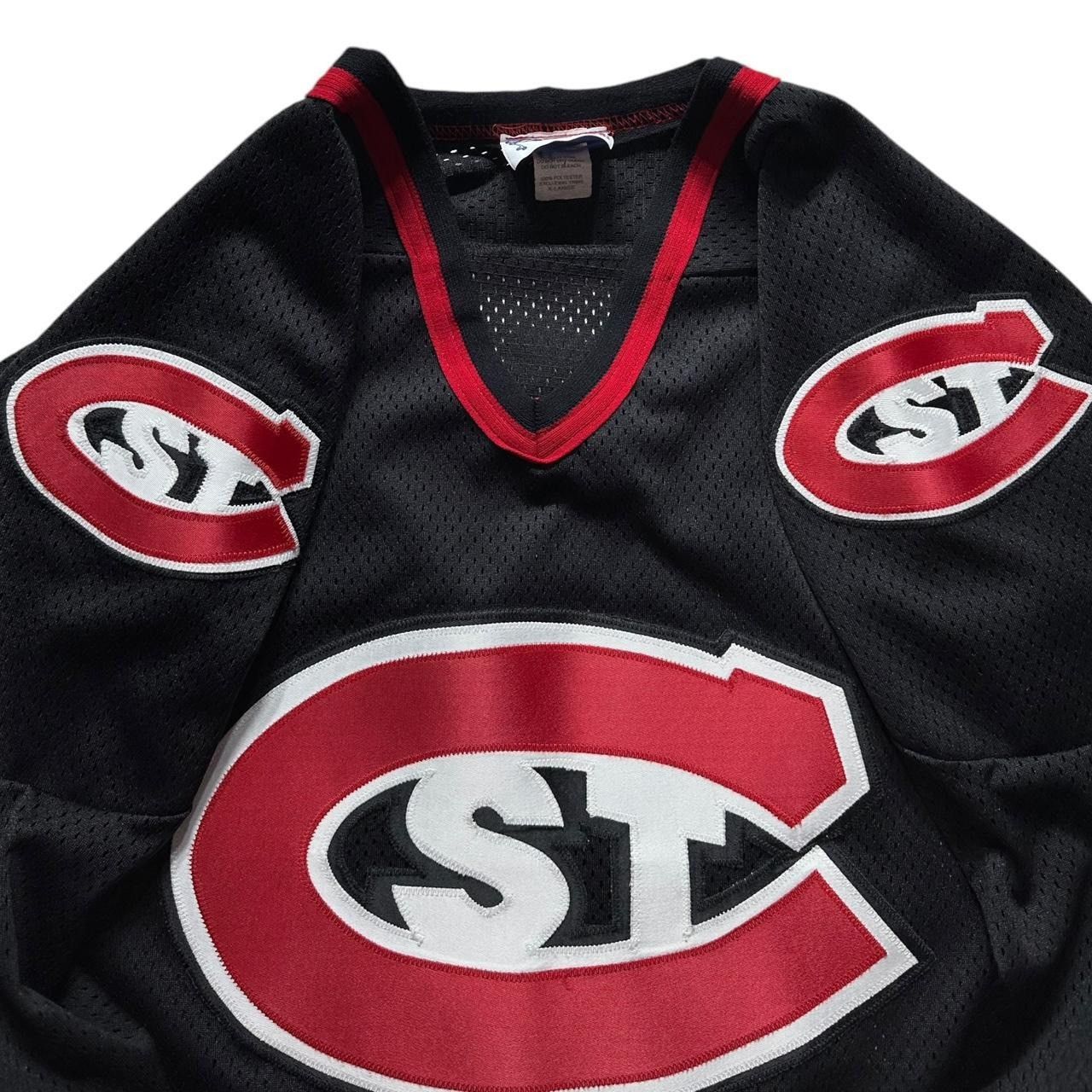 NHL × Vintage Vintage St Cloud State University Hockey Jersey Size US XL / EU 56 / 4 - 4 Thumbnail