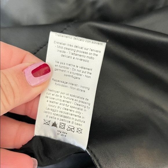 Lanvin Lanvin 16 Black Lambskin Leather Tulip Ruffle Midi Pencil Sk Size 28" / US 6 / IT 42 - 8 Thumbnail