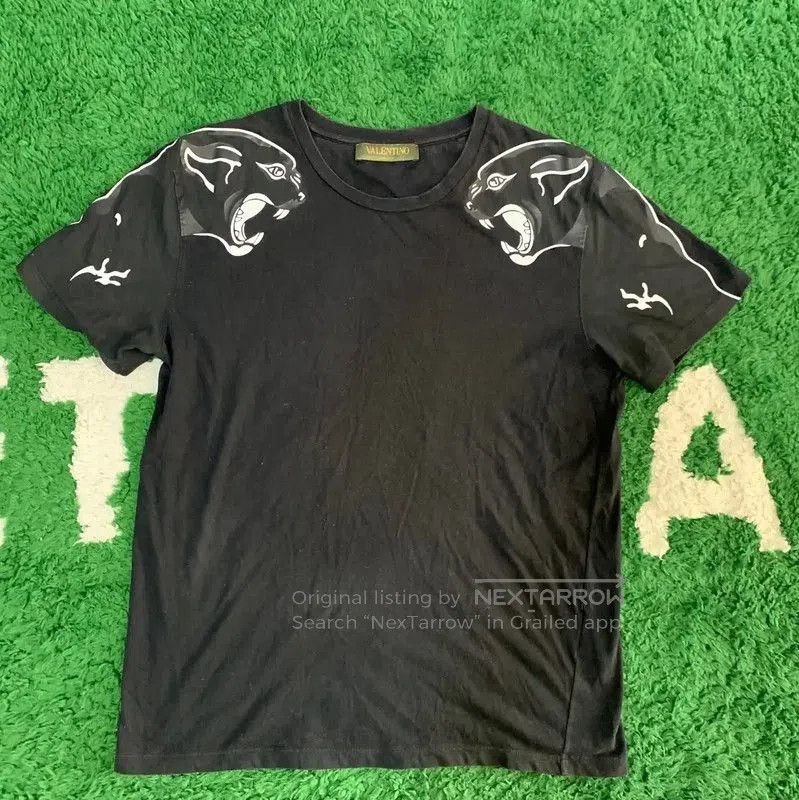 Valentino Valentino Black Cotton Men's T-Shirt . Size US S / EU 44-46 / 1 - 1 Thumbnail